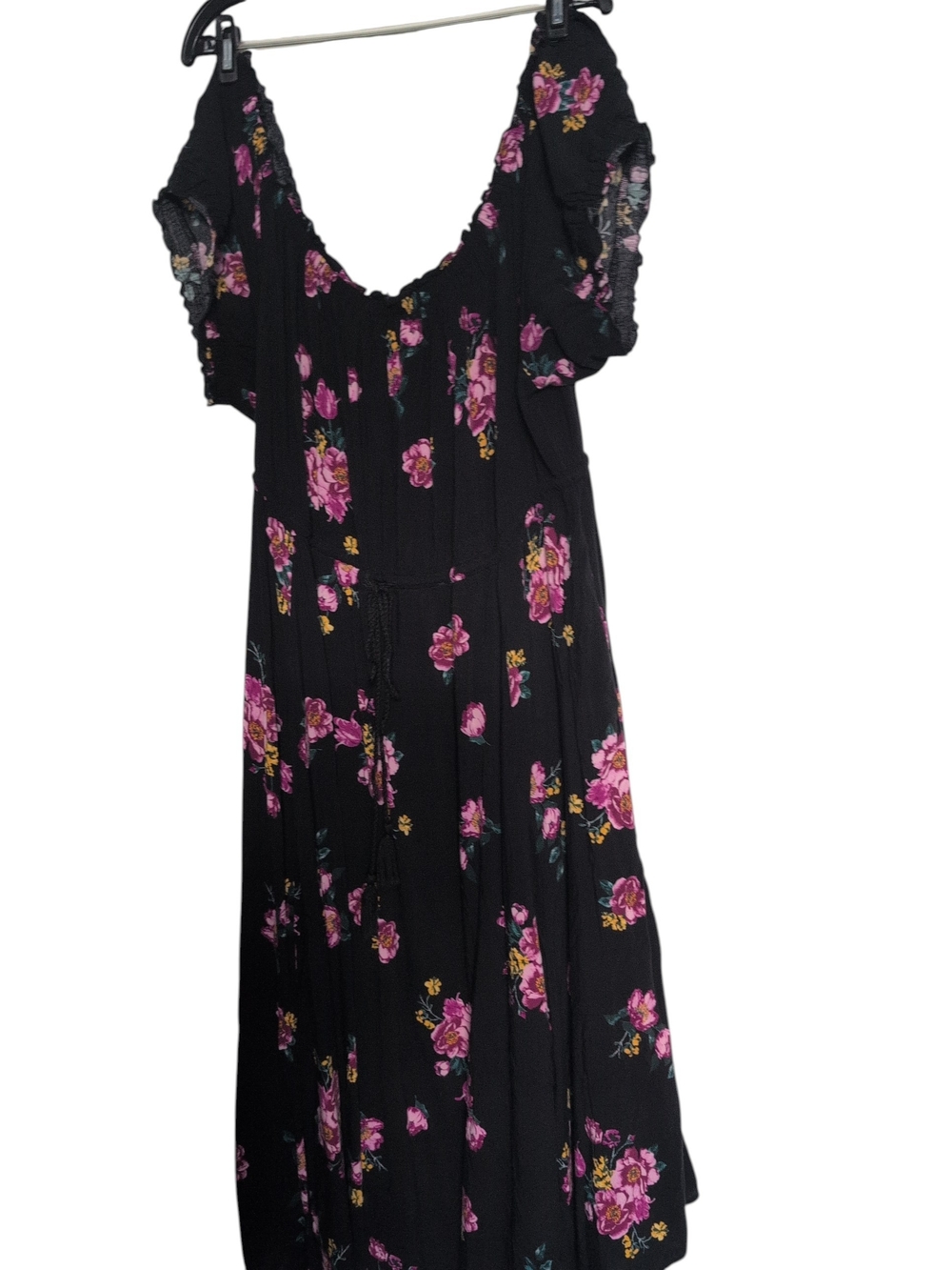 torrid Black Chemise with Pink Floral Print